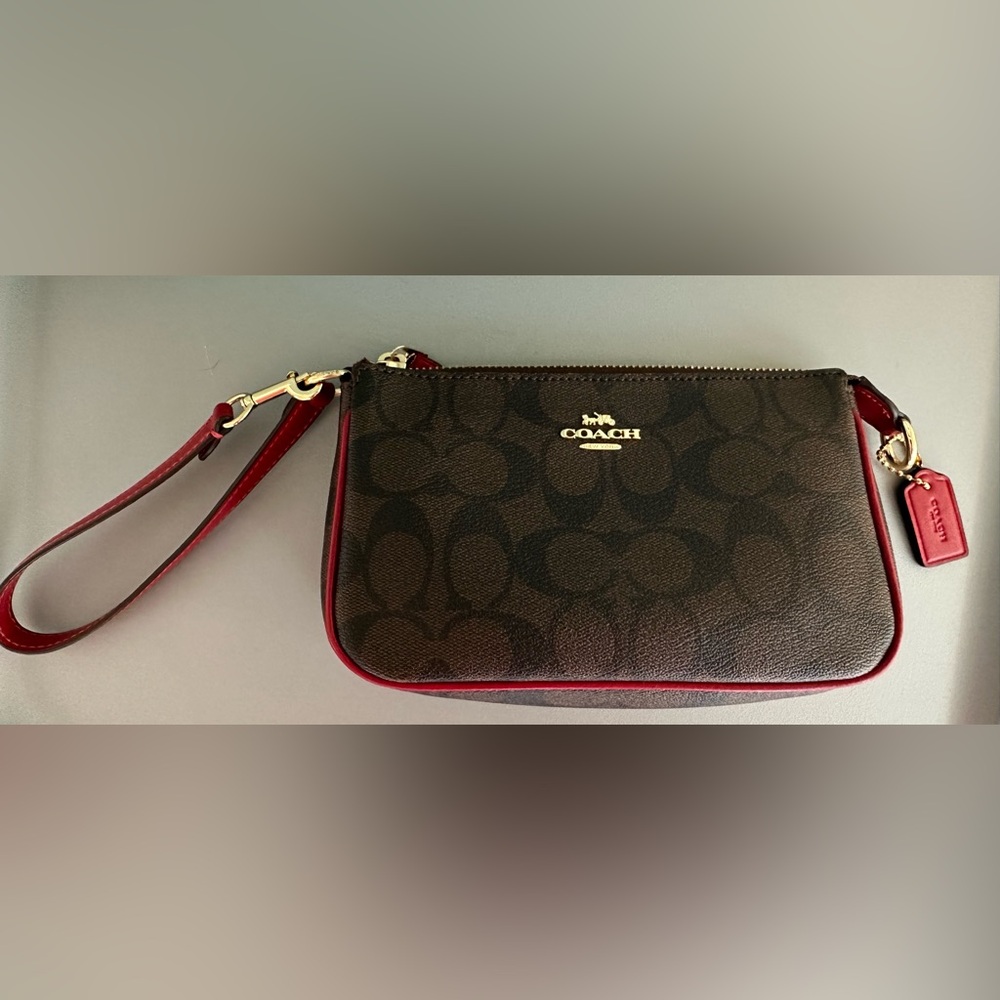 Coach Nolita 19 leather wristlet. Barely used, excellent condition.